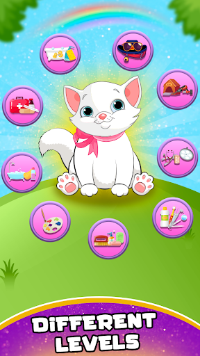 Rescue Cat - Pet Grooming Game ekran görüntüsü
