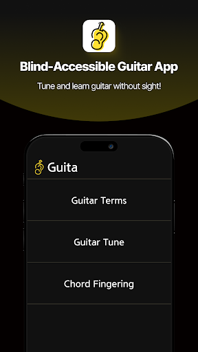 Guita - Guitar Tuner for Blind ekran görüntüsü