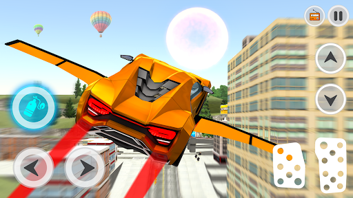 Car Flying Driving Simulator ekran görüntüsü