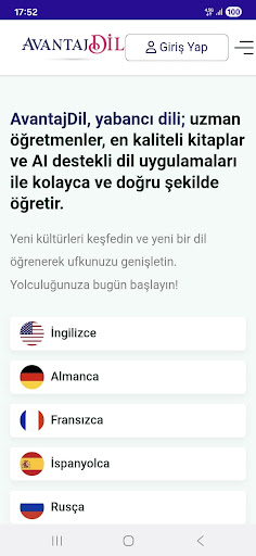 Avantaj Dil ekran görüntüsü
