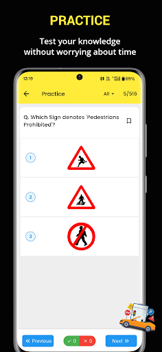 RTO Licence Test: Driving Exam ekran görüntüsü