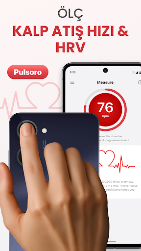 Pulsoro - Heart Rate Monitor ekran görüntüsü