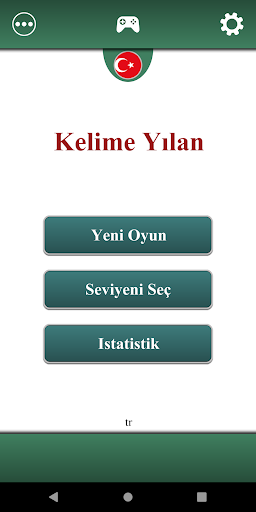 Kelime Yılan ekran görüntüsü