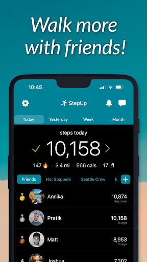 StepUp Pedometre ve Adım Sayar ekran görüntüsü