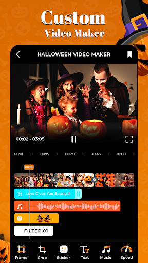 Halloween Video Editor 2025 ekran görüntüsü