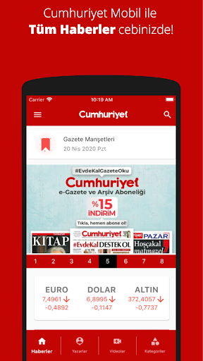 Cumhuriyet ekran görüntüsü