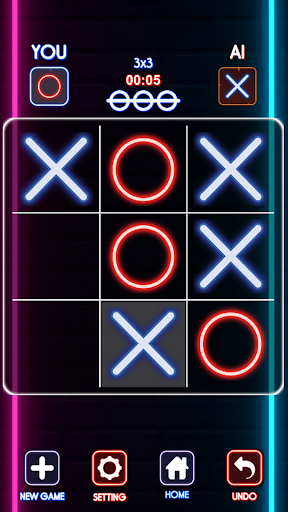 Tic Tac Glow - 2 Player Game ekran görüntüsü