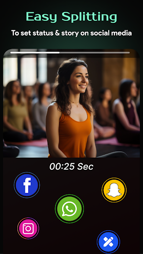 Video Splitter: YoCut Status ekran görüntüsü