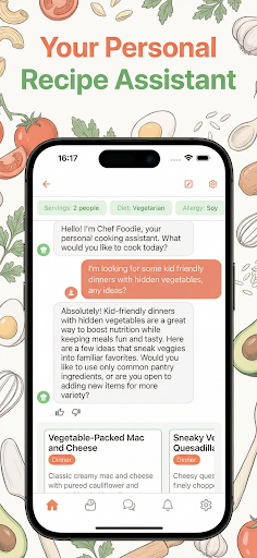 FoodiePrep AI Meal Planner ekran görüntüsü