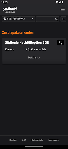 SIMfonie ekran görüntüsü