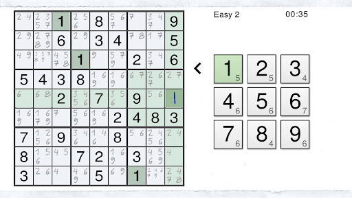 Simply, Sudoku ekran görüntüsü