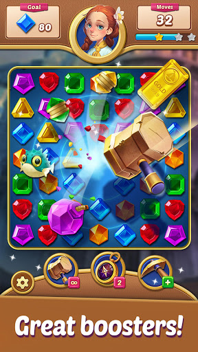 Gems Voyage - Match 3 & Blast ekran görüntüsü