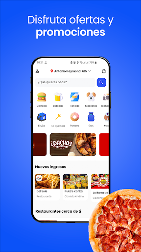 Lo Quiero: Delivery de comida ekran görüntüsü