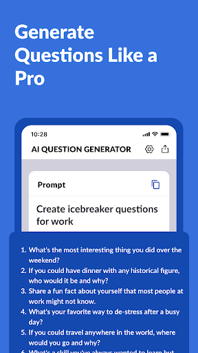 AI Question Answer Generator ekran görüntüsü