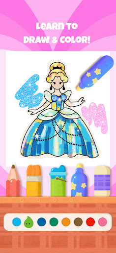 bekids Princess Coloring Book ekran görüntüsü