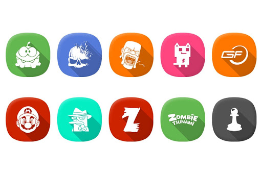 One UI Long Shadow - Icon Pack ekran görüntüsü
