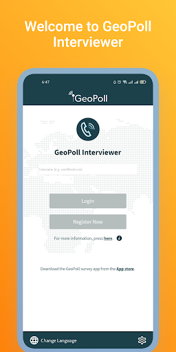 GeoPoll Interviewer ekran görüntüsü
