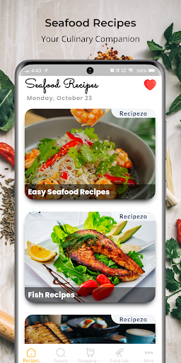 Seafood Recipes ekran görüntüsü