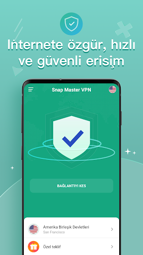 Snap Master VPN: Süper Vpn Pro ekran görüntüsü
