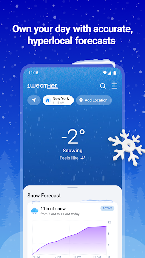 1Weather: Forecast & Radar ekran görüntüsü