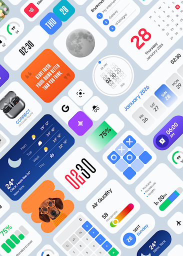 Galaxy Widgets: One UI ekran görüntüsü