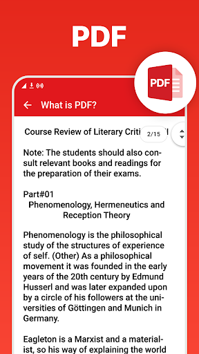 Belge Okuyucu - Ofis, PDF ekran görüntüsü