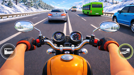 Moto Traffic Rider 3D Rush ekran görüntüsü