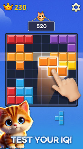 Cat Block Puzzle : Meow Blast ekran görüntüsü