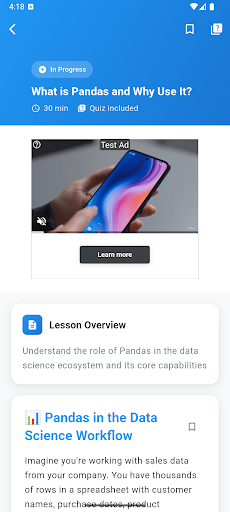 Learn Pandas ekran görüntüsü