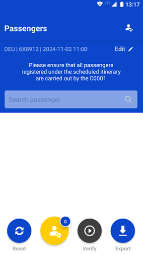 EU Carrier Interface Training ekran görüntüsü
