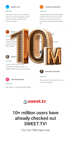 SWEET.TV - TV and movies ekran görüntüsü
