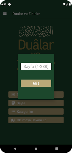 Dualar ve Zikirler ekran görüntüsü