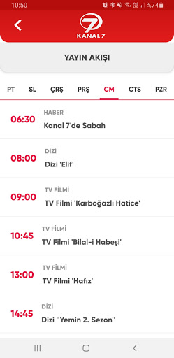 Kanal 7 ekran görüntüsü