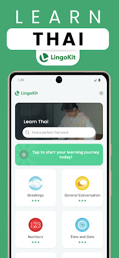 Learn Thai - Lingokit ekran görüntüsü