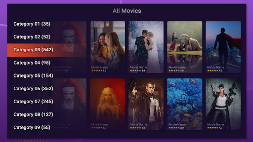 Purple Lite - IPTV Player ekran görüntüsü
