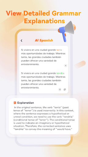 AI Spanish Grammar Checker ekran görüntüsü