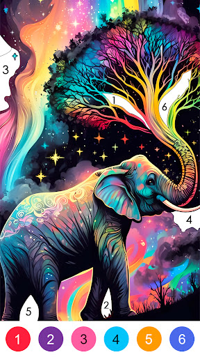Fantasy Color-Paint By Number ekran görüntüsü