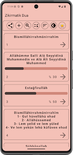 Zikirmatik Dua ekran görüntüsü