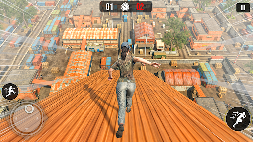 Going Up Rooftop Parkour Race ekran görüntüsü