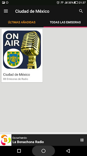 Mexico City Radio Stations ekran görüntüsü