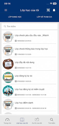 BVVC E-Learning ekran görüntüsü