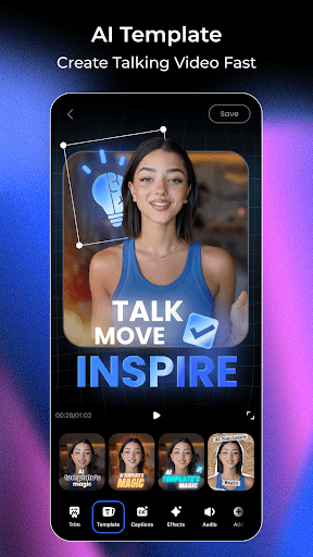 Vmake: AI Talking Video Editor ekran görüntüsü