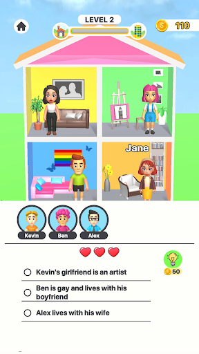 Gossip Town - Logic Puzzles! ekran görüntüsü