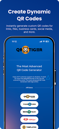 QR TIGER QR Code Generator ekran görüntüsü