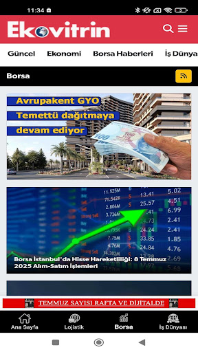 Ekovitrin Haber ekran görüntüsü
