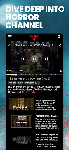 Scare TV ekran görüntüsü