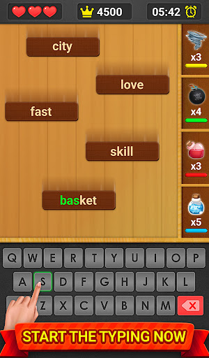Typing Master Word Typing Game ekran görüntüsü