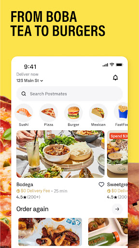 Postmates - Food Delivery ekran görüntüsü