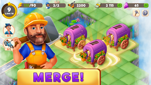 Mergington Town: Merge & Build ekran görüntüsü