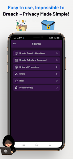 App Locker Secret Calculator ekran görüntüsü